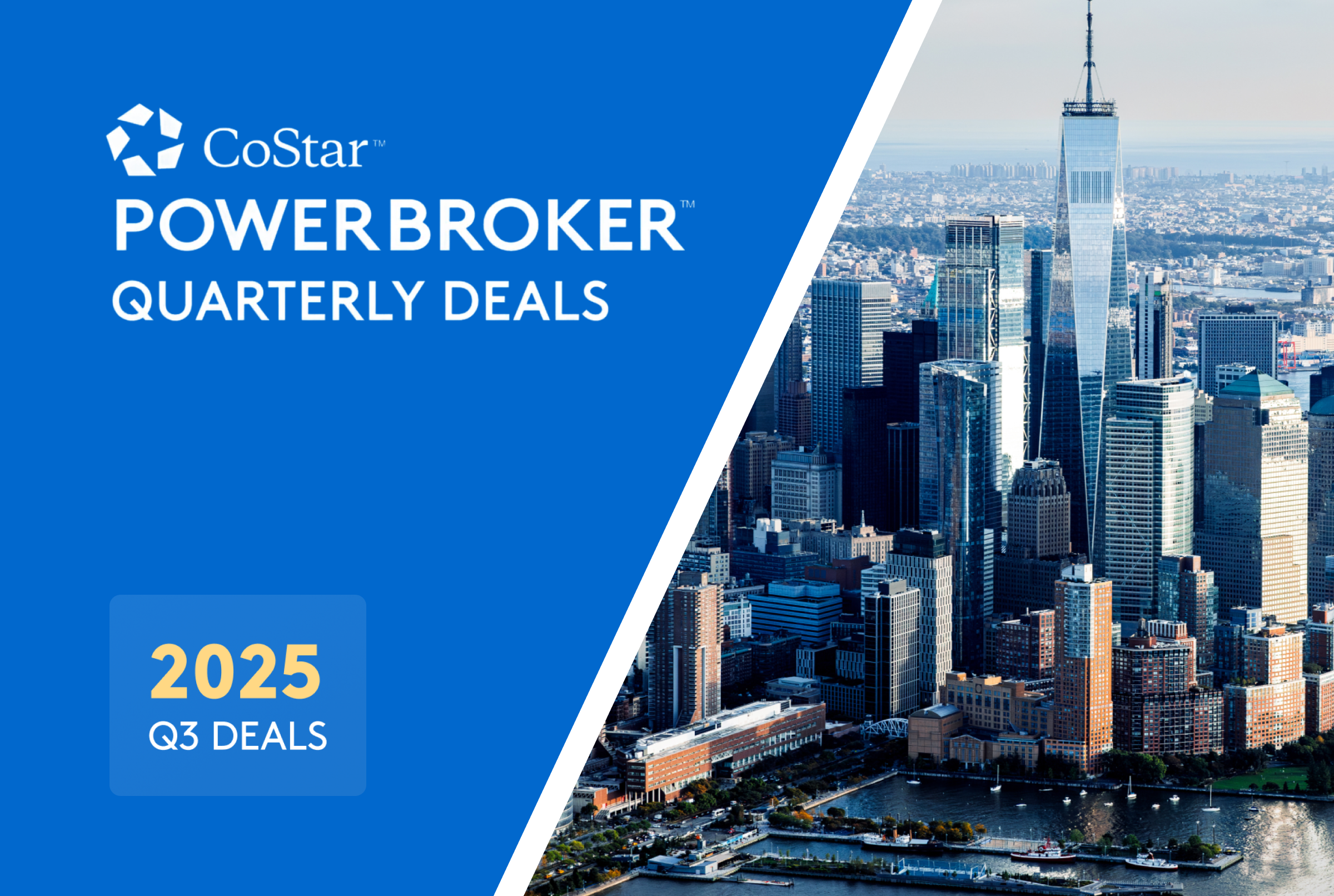 Q3 2025 CoStar Power Broker Quarterly Deals Awards Winner